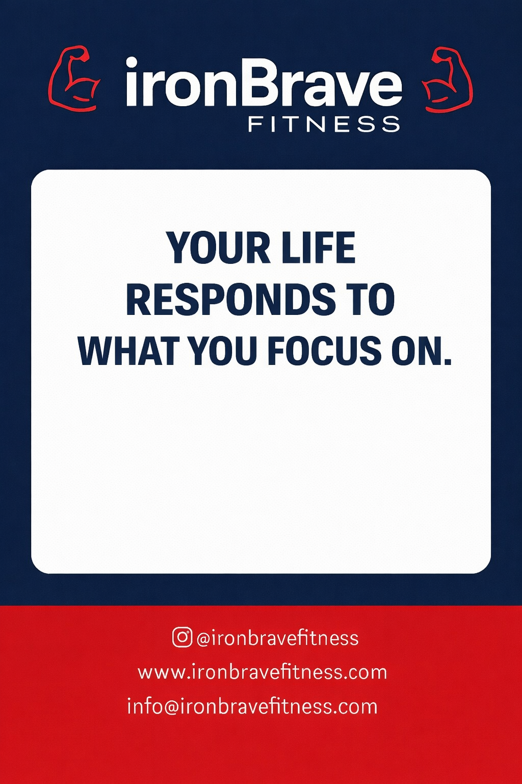 What You Focus On, You Become.